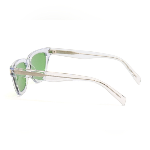 NEW SAINT LAURENT SL 462 SULPICE 006 CLEAR GREEN SUNGLASSES Sl462 - Picture 5 of 7